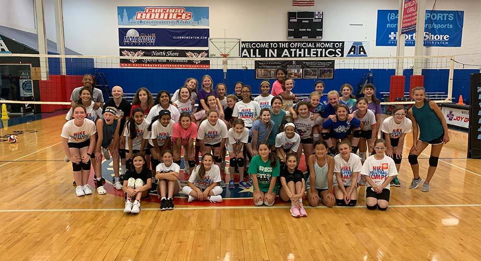 Nike Volleyball Camp at North Shore Sports and Wellness (Summer 2024)