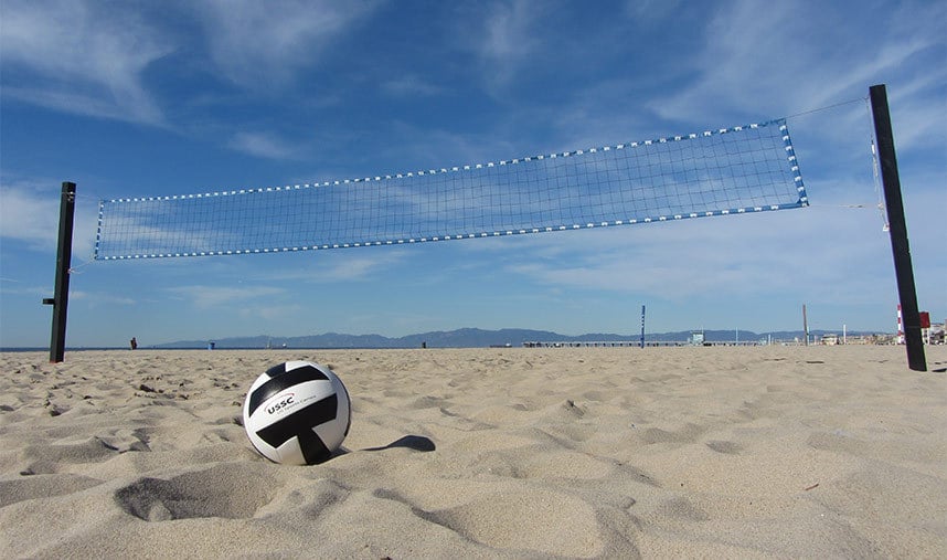 beach volleyball equipment